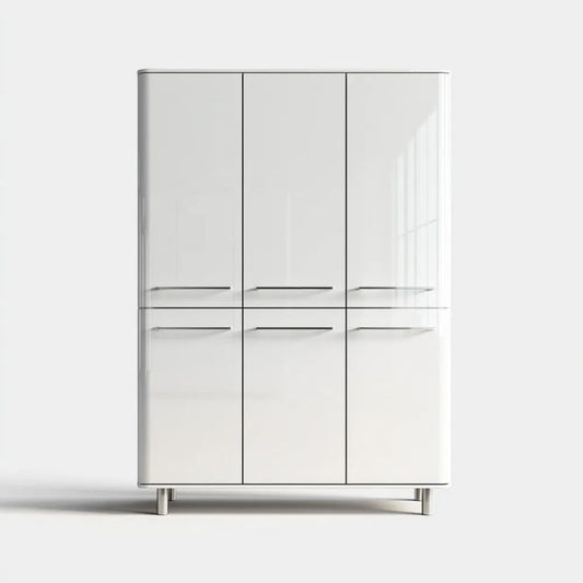Szafa, 6 szafa drzwiowa z lakierowanym polipropylenem MDF, 120 x 40 x 180 cm